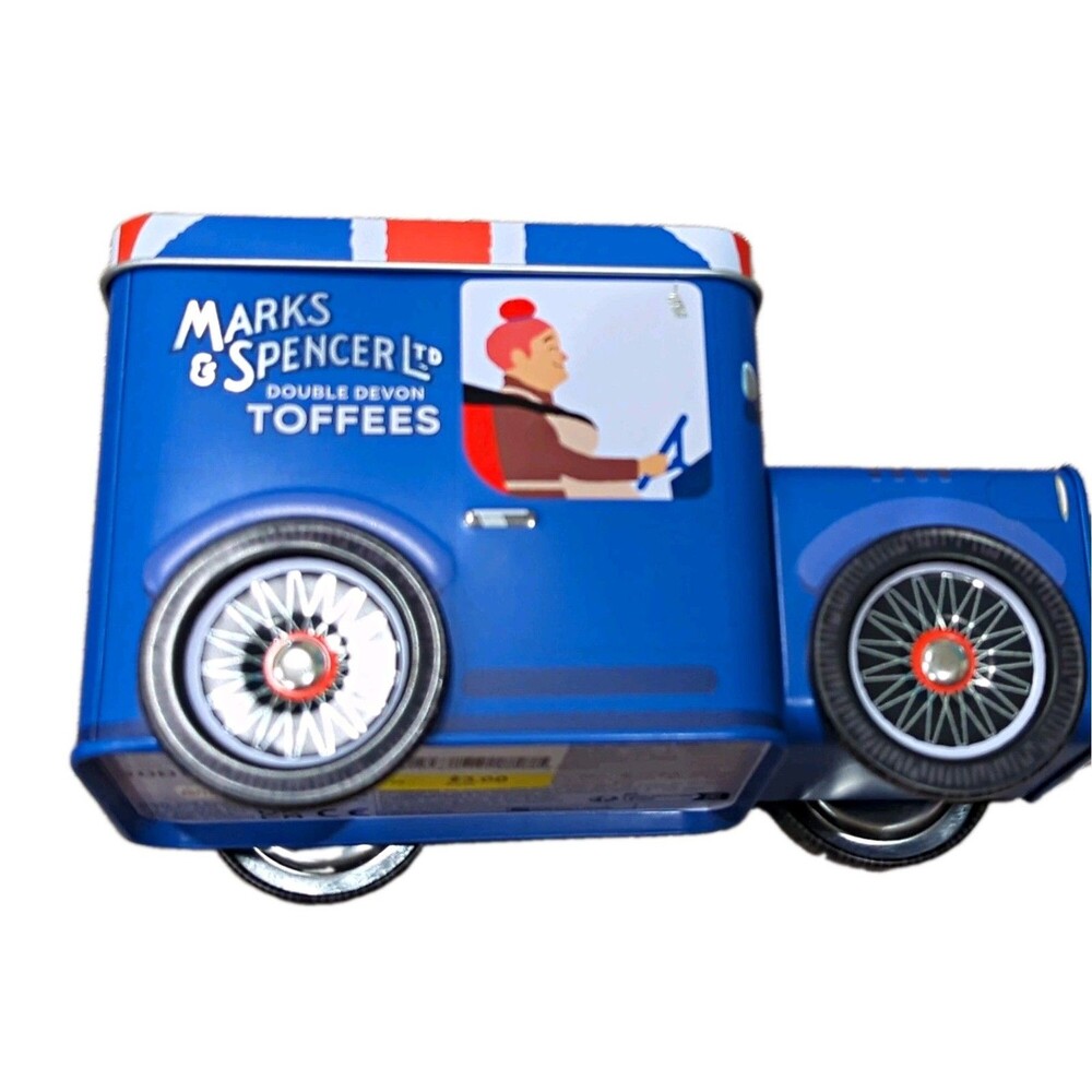 Marks & Spencer Toffees Collectible Advertising Tin Car/Truck Blue MS1884
